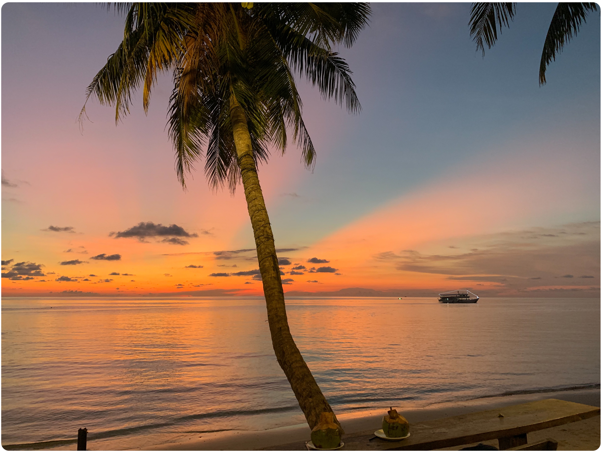 Lonely Beach sunset